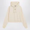 Jacquemus Cotton Hoodie With Drawstring Hood And Ribbed Details
