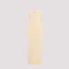 Jacquemus La Robe Sierra Bretelles In Off White