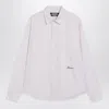 Jacquemus Logo-embroidered Long-sleeved Shirt In Neutral