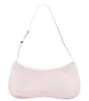 Jacquemus Le Bisou Suede-textured Shoulder Bag In Light Pink