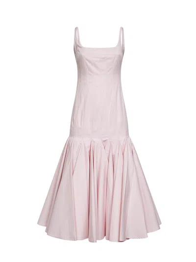 Jacquemus Light Pink The Agave Flared Midi Dress