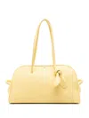 Jacquemus Shoulder Bag 'the Turismo' In Yellow Leather In Light Yellow