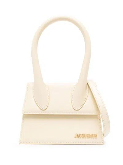 JACQUEMUS LIGHT YELLOW LE CHIQUITO MOYEN HANDBAG