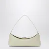 Jacquemus Light Yellow Oval Pouch In Neutral