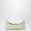 Jacquemus Light Yellow Oval Pouch In Neutral