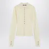 Jacquemus Merino Wool Polo Sweater Merino ml In Neutral