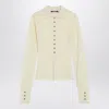 Jacquemus Light Yellow Wool Polo In White