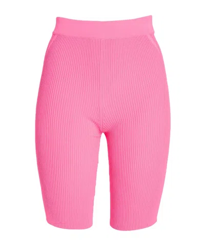 Jacquemus Lightweight And Stretchy Cycling Shorts In Pink