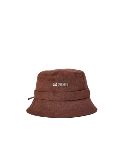 Jacquemus Lightweight Bucket Hat In Brown