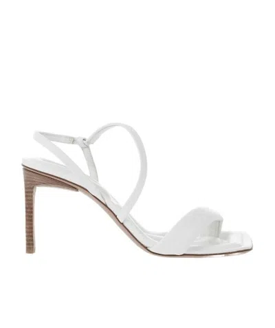 Jacquemus Limone Square-toe Thong Sandals In Multi