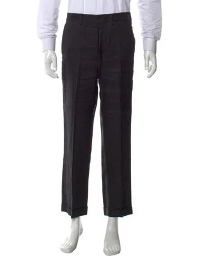 Pre-owned Jacquemus Linen Dress Pants In Black