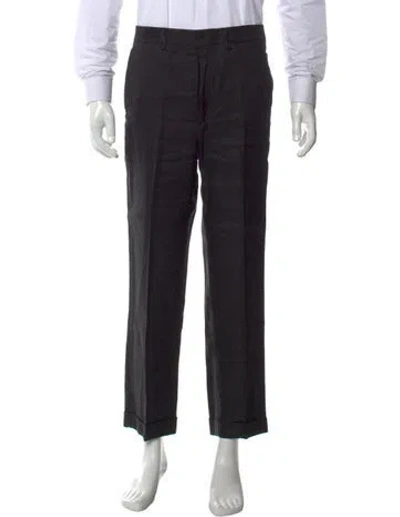 Pre-owned Jacquemus Linen Dress Pants In Black