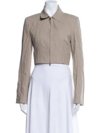 Pre-owned Jacquemus Linen Jacket In Neutrals
