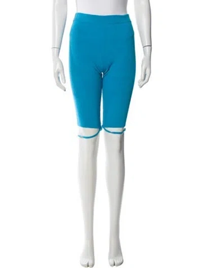 Pre-owned Jacquemus Linen Knee-length Shorts In Blue