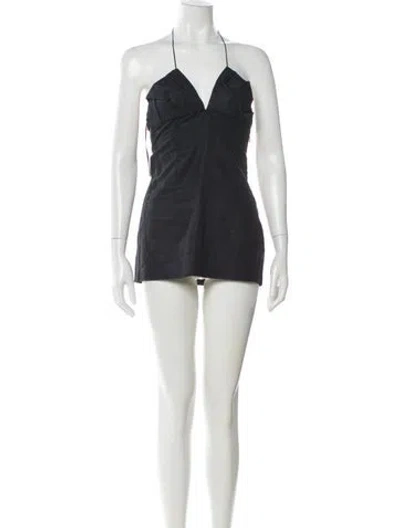 Pre-owned Jacquemus Linen Mini Dress In White