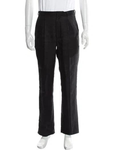 Pre-owned Jacquemus Linen Pants In Black