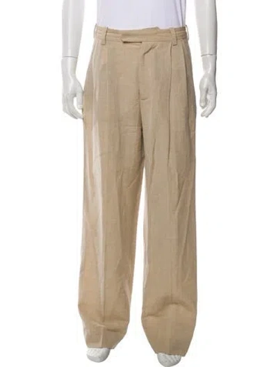 Pre-owned Jacquemus Linen Pants In Neutral