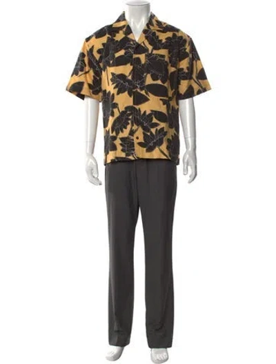 Pre-owned Jacquemus Linen Printed Shirt In Yellow