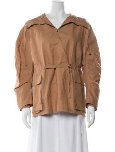 Pre-owned Jacquemus Linen Utility Jacket In Brown