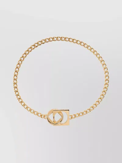 Jacquemus Link Chain Choker Pendant Hardware