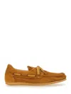 Jacquemus 'les Batto' Brown Loafers With Crocodile Effect And Logo Imprinted On The Heel