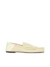Jacquemus Yellow La Casa 'les Loafers Carré' Loafers In Pale Yellow