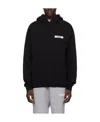 Jacquemus 'le Sweatshirt Gros-grain' Black Sweatshirt With Logo Patch In Black