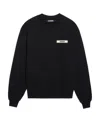 Jacquemus Le Sweatshirt Gros Grain In Black