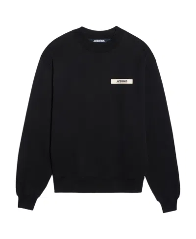 JACQUEMUS LOGO-APPLIQUÉ JERSEY SWEATSHIRT