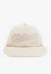 Jacquemus Logo Embroidered Baseball Cap In Beige