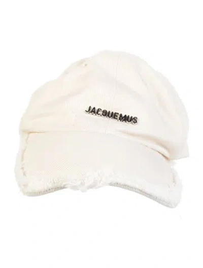 Pre-owned Jacquemus Logo Baseball Hat In Neutral