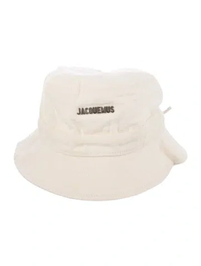 Pre-owned Jacquemus Logo Bucket Hat In Neutral