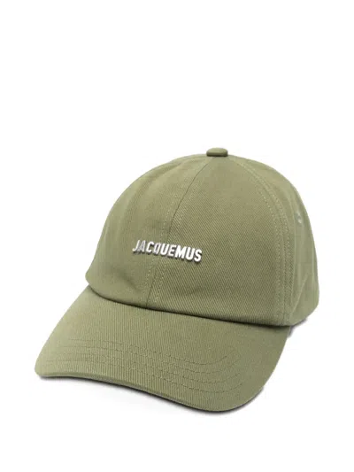 Jacquemus Logo Cap In Green