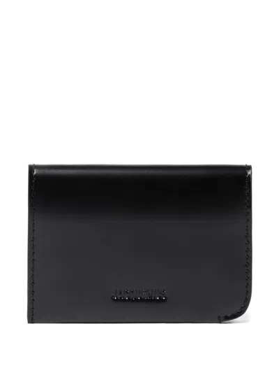 Jacquemus Logo Card Holder In Black