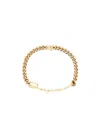Jacquemus The Curb Chain Bracelet In Gold