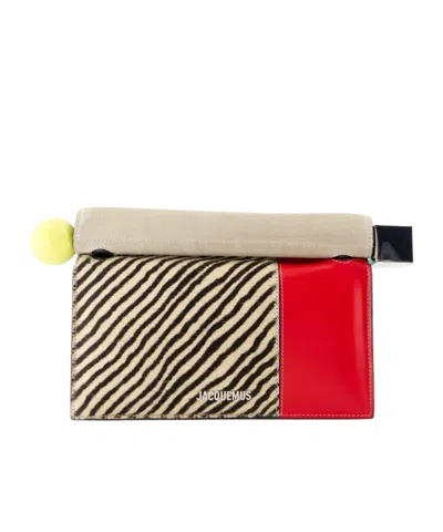 JACQUEMUS LOGO CLUTCH