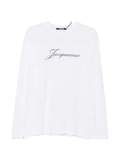 Jacquemus Logo Cotton T-shirt In White