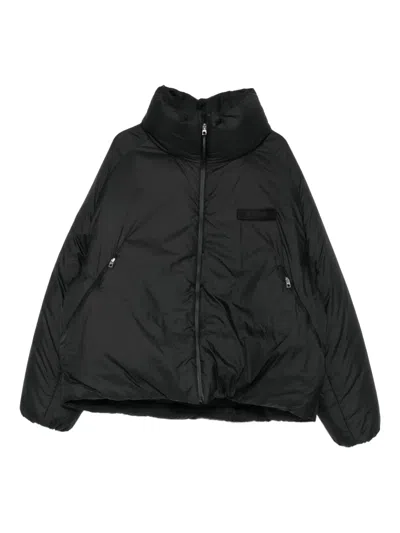 Jacquemus Logo-detail Padded Jacket In Black