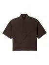 Jacquemus Logo-detailing Polo Shirt In Brown