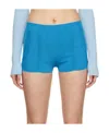 Jacquemus Logo Elastic Waistband Shorts In Blue