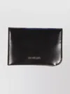 Jacquemus Logo Embossed Leather Card Holder Design In Black