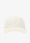Jacquemus Logo-embroidered Baseball Cap In Cream