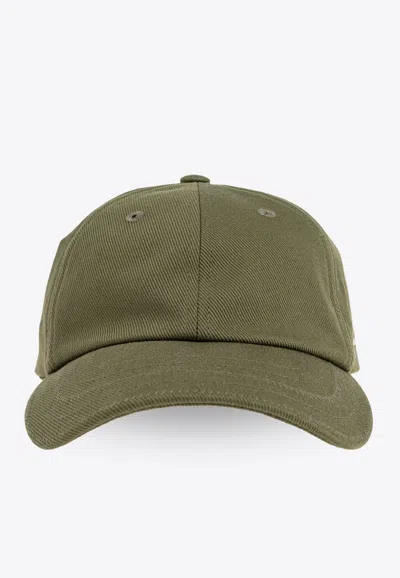 Jacquemus Logo-embroidered Baseball Cap In Green