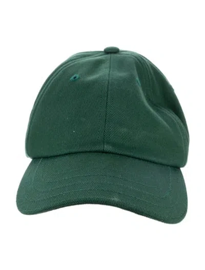 Pre-owned Jacquemus Logo Embroidered Baseball Hat In Green