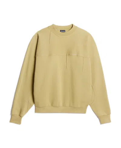 Jacquemus Logo-embroidered Cotton Jumper In Nude