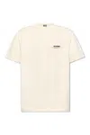 Jacquemus Le T-shirt Gros Grain Beige T-shirt With Logo Patch On The Front In Cotton Man In Beige