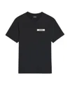 Jacquemus Le T-shirt Grosgrain Cotton Logo T-shirt In Black