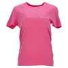 Jacquemus Logo-embroidered Crewneck T-shirt In Pink Cotton In Pink
