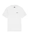 Jacquemus 'le T-shirt Gros Grain' White T-shirt With Logo Patch On The Front In White