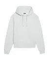 Jacquemus Logo Embroidered Drawstring Hoodie In Grey 2